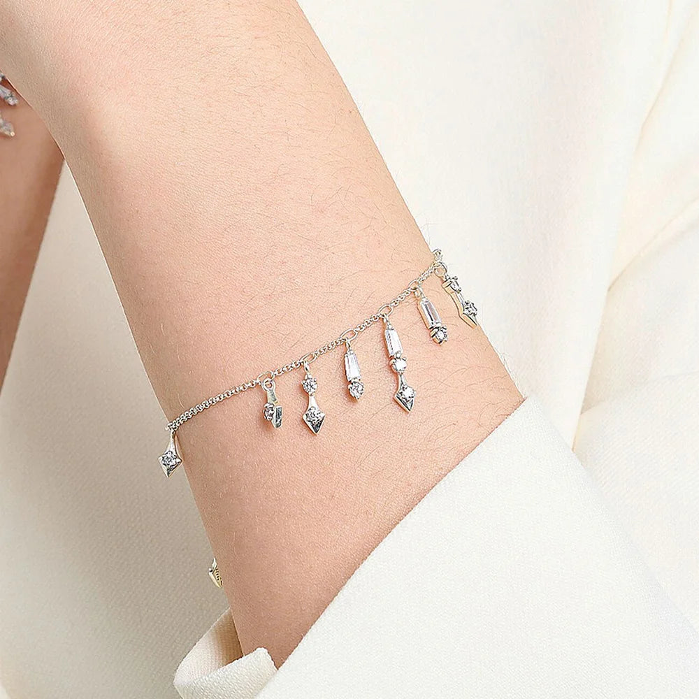 Damen-Armband Sonnenstrahlen Winter romantisch aus Sterlingsilber