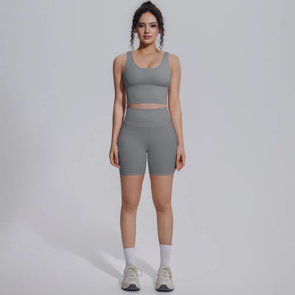 Damen Yoga Set Schnell Trocknend Hüfthebenset