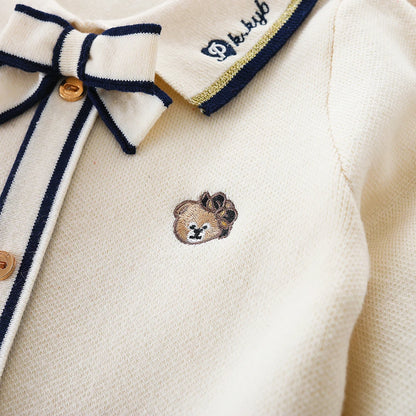 Kinder Mädchen Gestrickte Kleider 2024 Neue Warme Pullover Kleid Kinder Kleidung Langarm Casual Kleid Baby Mädchen Prinzessin Kleid