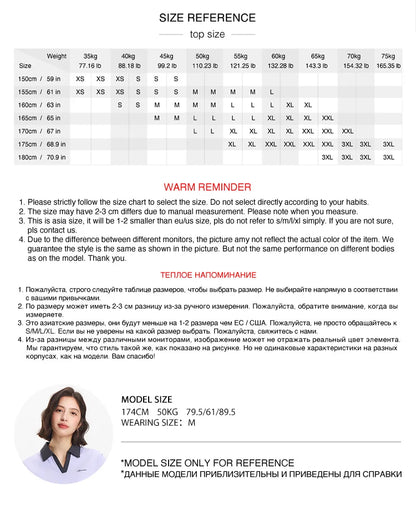 Semir Poloshirt für Damen, abgeschnitten, schmale Passform, elegant, 2025, neuer Sommer, bestickter Pullover, minimalistisch, für lässigen Stil