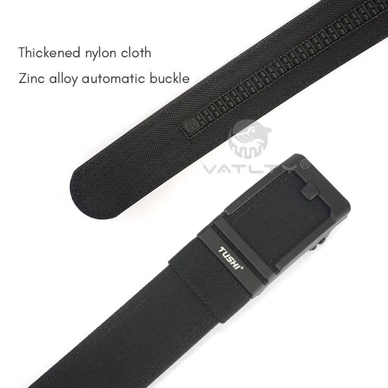 Unisex-Taktischer Gürtel aus 1100D Nylon mit Metall-Schnalle, Ideal für Airsoft-Pistolen