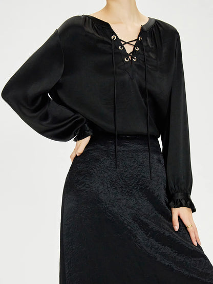 Einfaches Damen-Strickshirt in Übergröße mit kurzen Ärmeln – vielseitiges Basic für den Sommer