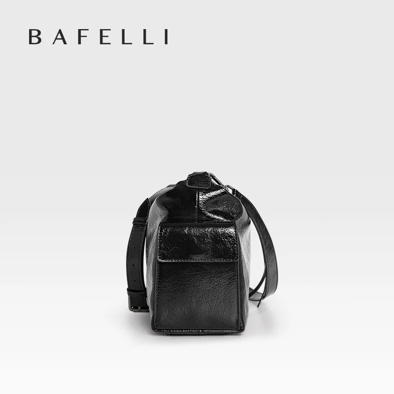 Praktische Echtledertasche Leichte Schultertasche Für Damen