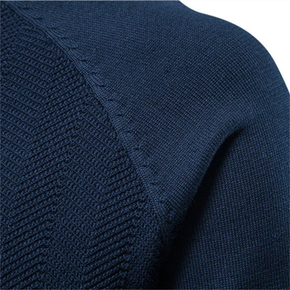 Herren Pullover aus Baumwolle mit lässigem Drop-Hülsen-Design für den Winter