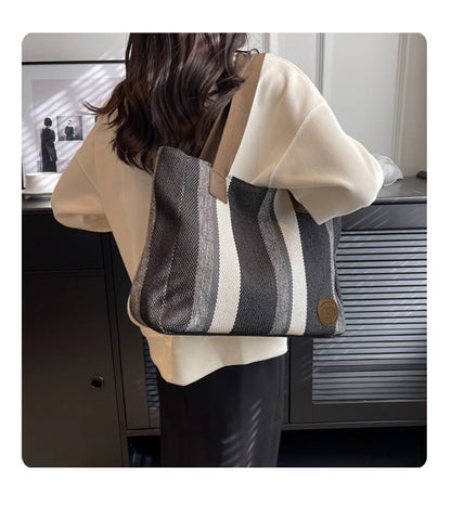 Damen Shoulder Bag aus Fabric Casual Large Capacity Tote Bag
