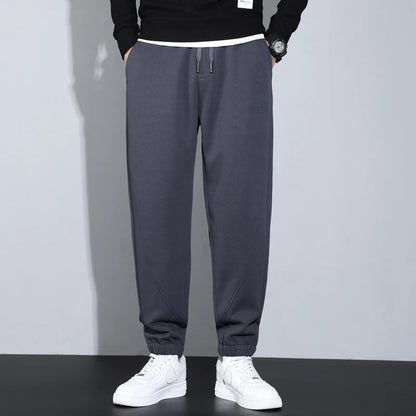 Herren Jogginghose aus weichem Fleece für Herbst und Winter mit Taschen