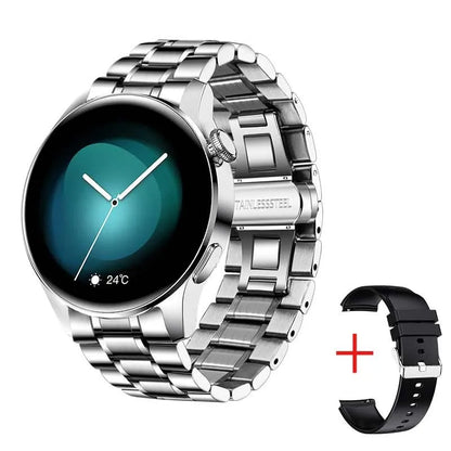 Männer Smartwatch mit Bluetooth Anruf und Fitness Herzfrequenz Monitor