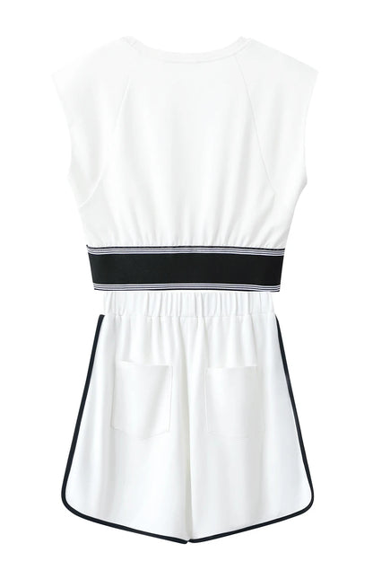 Damen Shorts im Minimalismus-Stil mit neuer Stretch-weite und ärmellos