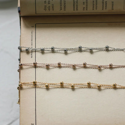 Damen-Armband Doppelperle koreanischer Trend