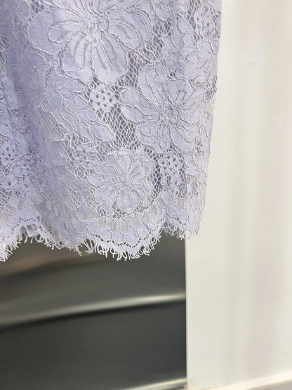 Schulterfreies ärmelloses Damenkleid mit 3D-Blumen und Patchwork-Design – figurbetont und modisch mit Reißverschluss.
