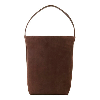 Damen Bucket-Tasche Aus Kaffee-Nubukleder | Schultertasche