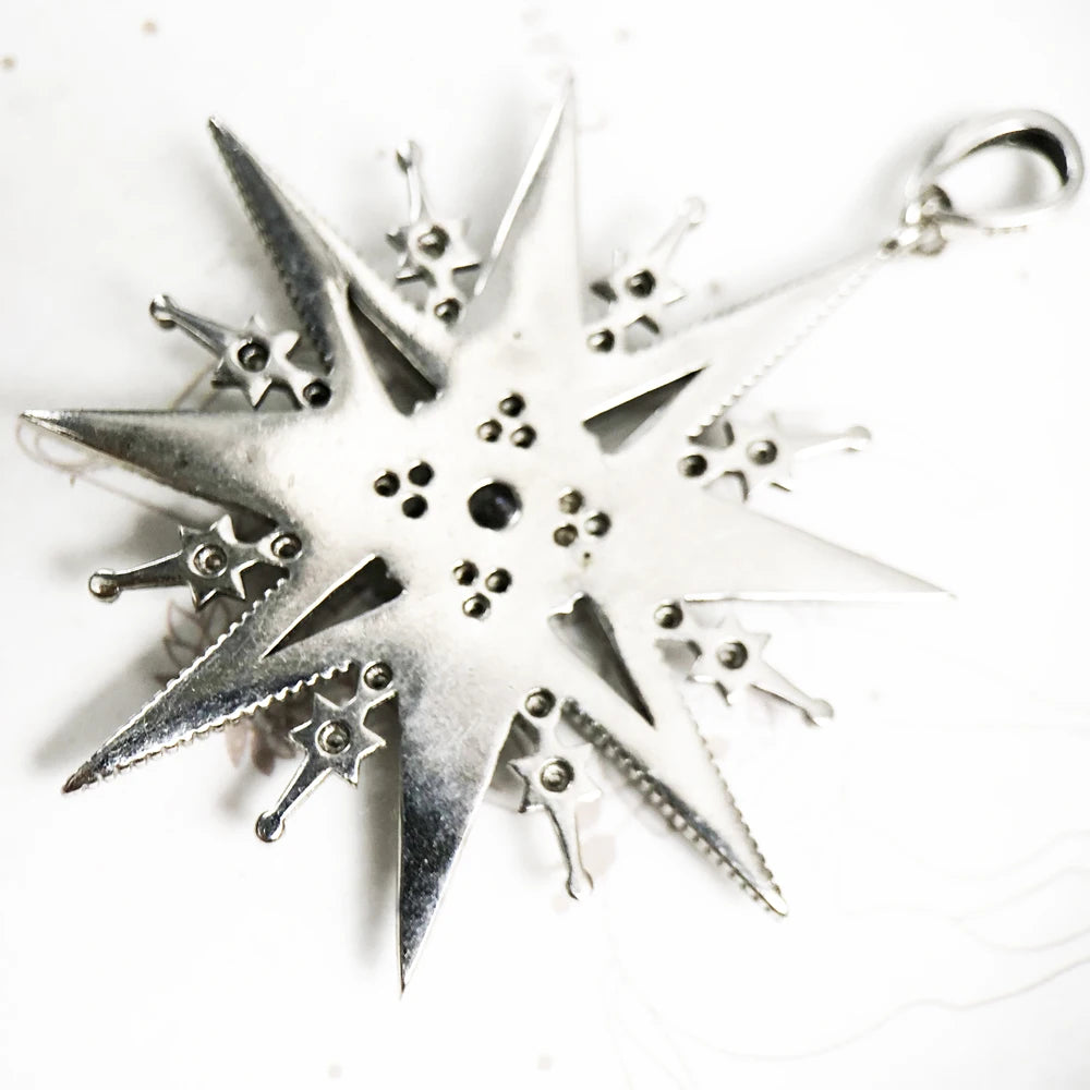 Damen-Charm-Anhänger Amulett magisch Natur Glück aus Sterlingsilber