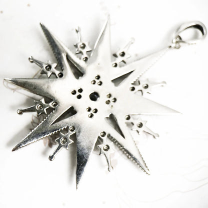 Damen-Charm-Anhänger Amulett magisch Natur Glück aus Sterlingsilber