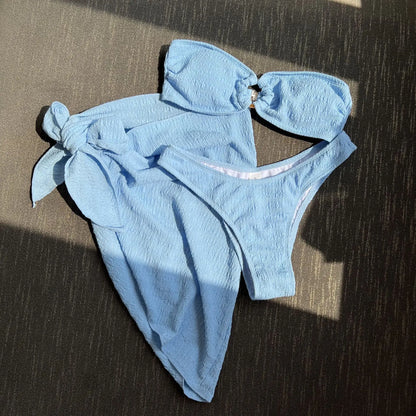 Sexy Bikini-Set in Pink mit Push-up-Effekt – Perfekt für Strand und Pool