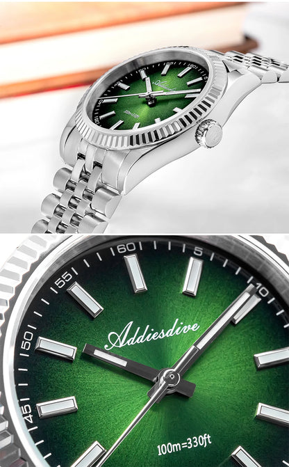 Herren-Quarzuhr mit Jubilee-Armband und Saphirglas