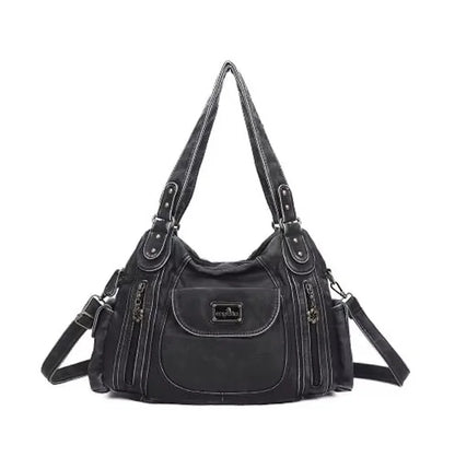 Damen-Schultertasche mit großzügiger Kapazität und durchdachtem Innenaufbau für Smartphone und Geldbörse