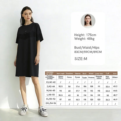 Traumhaftes Sommerkleid Für Damen Aus Baumwolle Mit Spitze