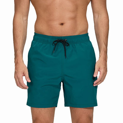 Kurze Herren-Badehose mit atmungsaktivem, verstellbarem Bund – ideal für den Strand