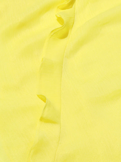Lässige Damenbluse mit Stehkragen und langen Ärmeln im Patchwork-Design – transparent und stilvoll.