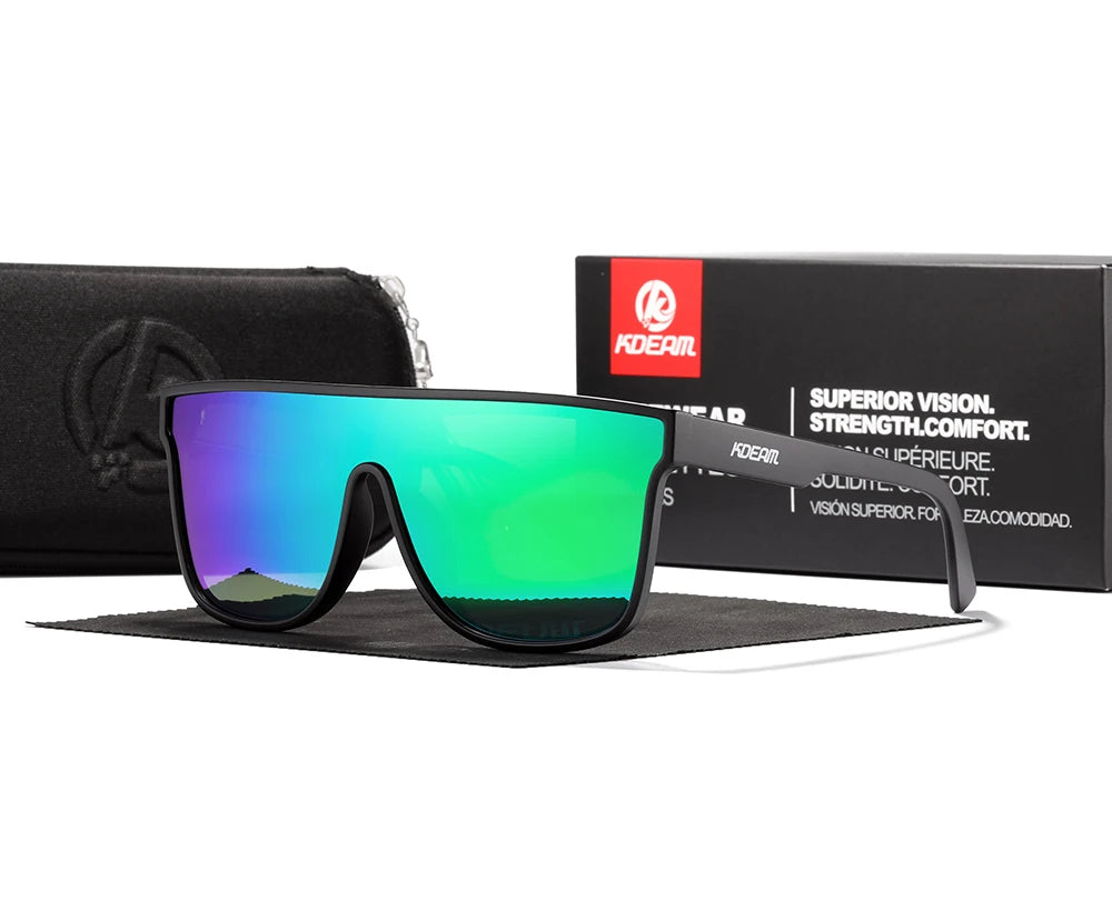 Sonnenbrille Einteiler polarisiert Sport Baseball Angeln Fahren Komplettzubehör