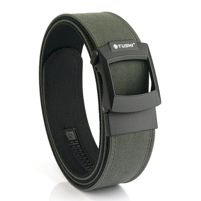 Herren-Taktischer Nylon-Gürtel Verstellbar mit Automatik-Schnalle 4,3 cm Breite Alltagsseinsatz