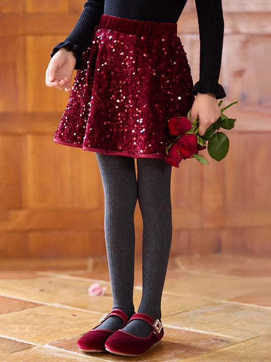 Beiges langärmeliges Frühlingskleid für Mädchen – niedliches Blumenmädchen-Outfit für Hochzeit oder Geburtstag, ideal für Prinzessinnen im Alltag (Größe 110-170 cm)