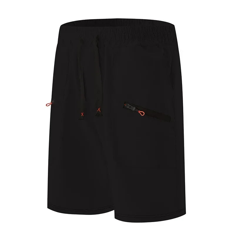 Lässige Herren-Sommershorts mit sportlichem, atmungsaktivem Design – schnelltrocknend und trendig in Uni-Farben