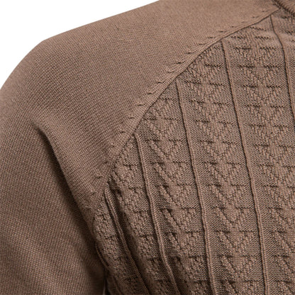 Männlicher Rollkragenpullover aus hochwertiger Baumwolle für den Winter