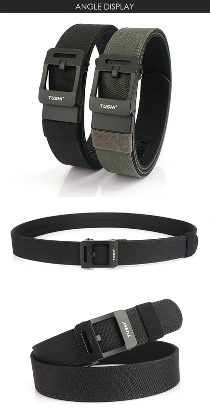 VATLY EDC Rigid Gürtel Herren Nylon Tactical Gun Belt Automatik-Schnalle