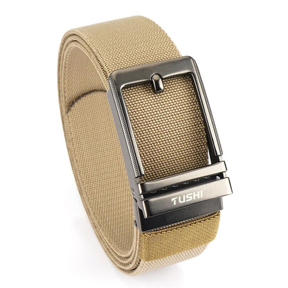 VATLY Herren Stretch-Gürtel 38mm mit Automatik-Schnalle aus Nylon