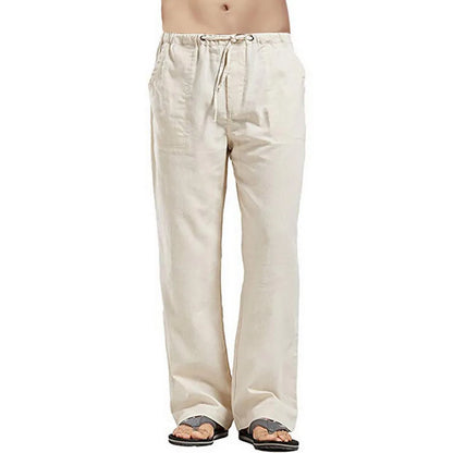 Sommerliche Herren-7/8-Hose im trendigen Stil – große, gerade geschnittene, schnell trocknende Strandhose für Teenager