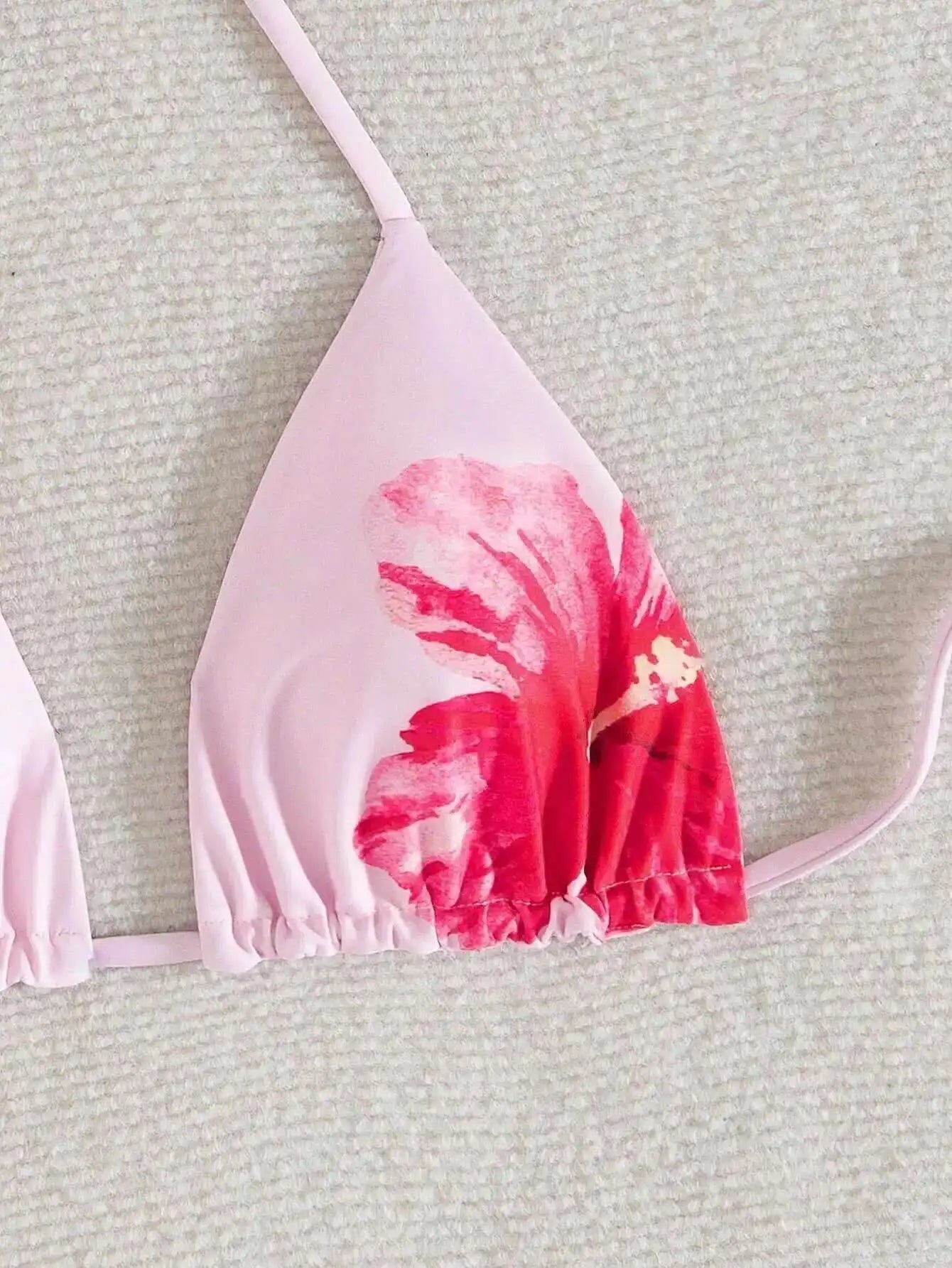 Glamouröses Damen-Bikini-Set mit Push-up-Effekt und glänzendem Design – perfekt für den Strand oder Pool