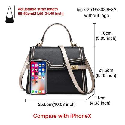 Damen Handtasche mit Crossbody Flap