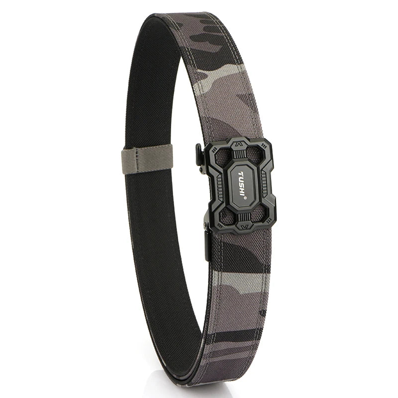 Herren-Taktischer Gürtel aus Nylon mit Robuster Metall-Schnalle Länge 110 bis 120 cm