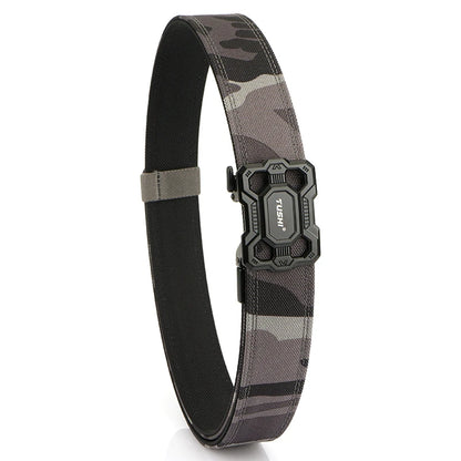 Herren-Taktischer Gürtel aus Nylon mit Robuster Metall-Schnalle Länge 110 bis 120 cm