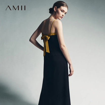 Stylisches Sommerdamenkleid Mit Farbblock Und Bequemem Sitz Für Damen