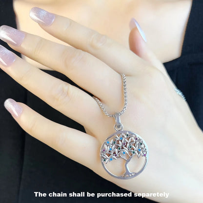Damen-Charm-Anhänger Amulett magisch Natur Glück aus Sterlingsilber