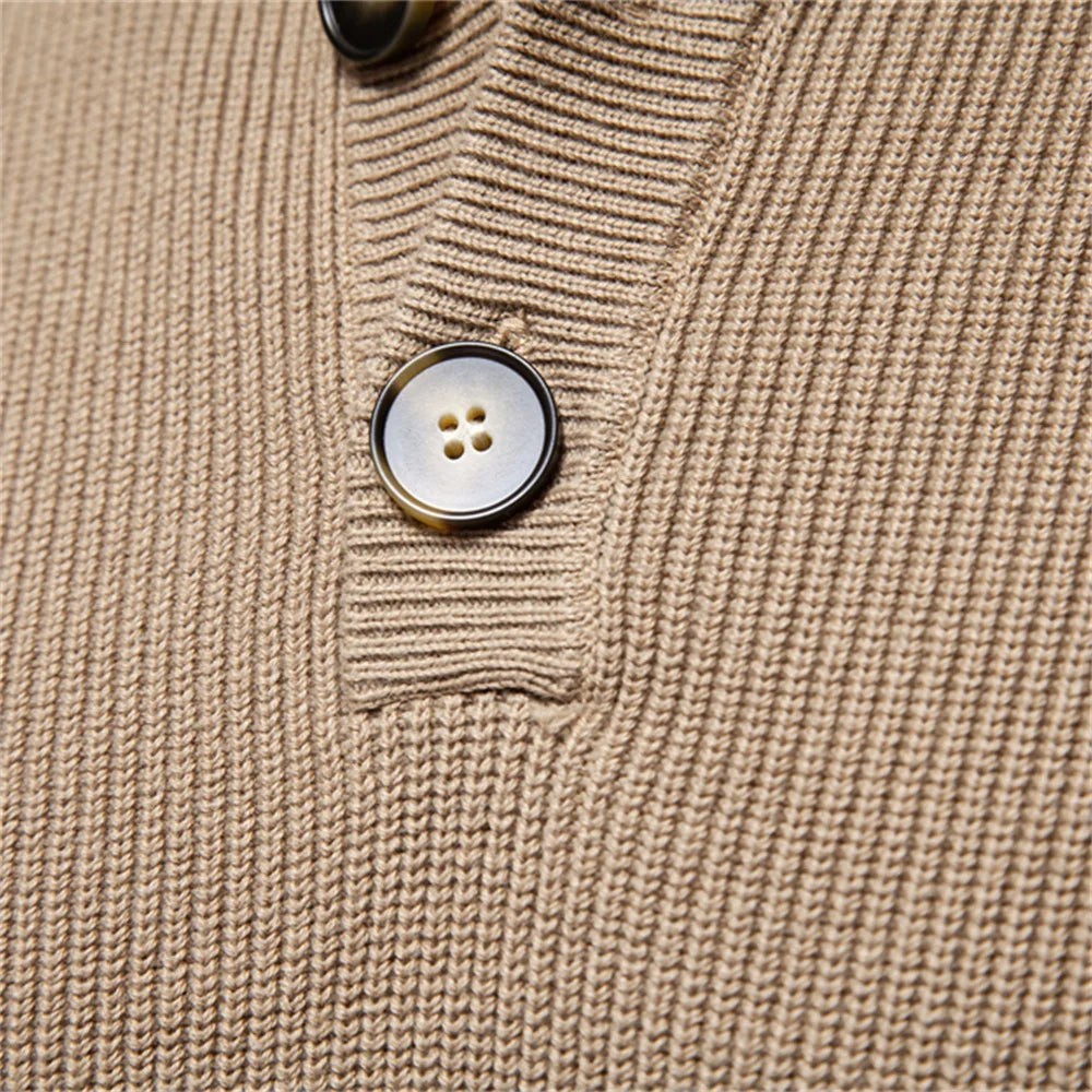 Herren Pullover im lässigen Stil mit Rollkragen für Herbst und Winter