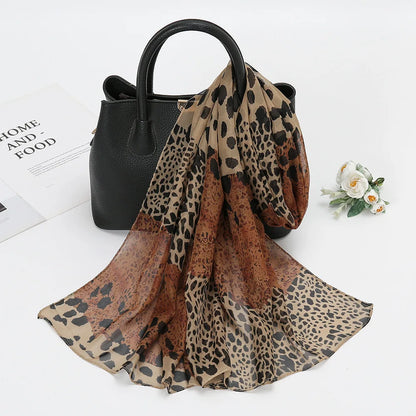 Damen Chiffon Hijab Schal gepunktet Strand Sommer Pareo Bandana muslimisch