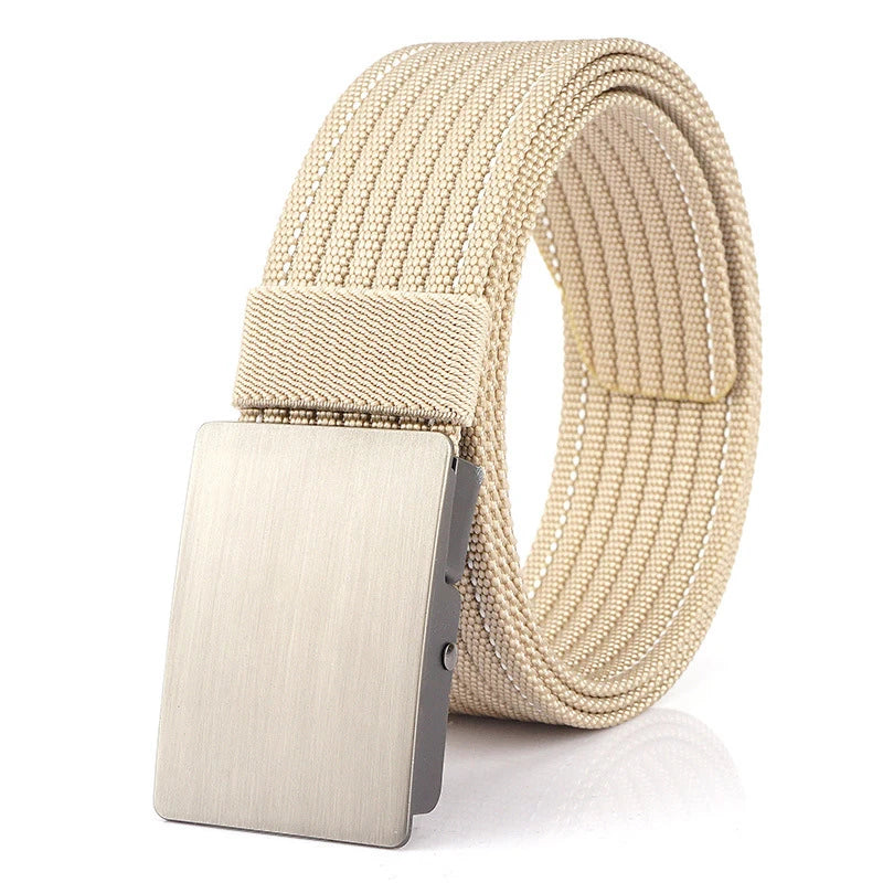 Unisex Gürtel aus Nylon mit Metall-Schnalle im taktischen Militärstil, Breite 3,8 cm
