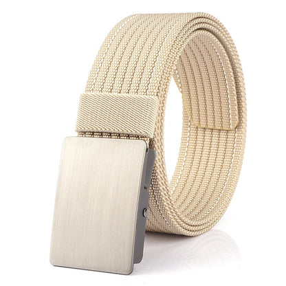 Unisex Gürtel aus Nylon mit Metall-Schnalle im taktischen Militärstil, Breite 3,8 cm