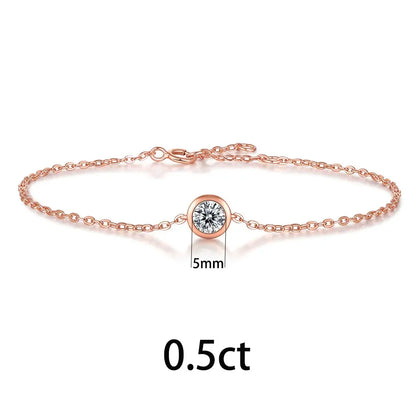 Damen-Schmuckset Halskette Ohrringe und Ring mit Moissanit