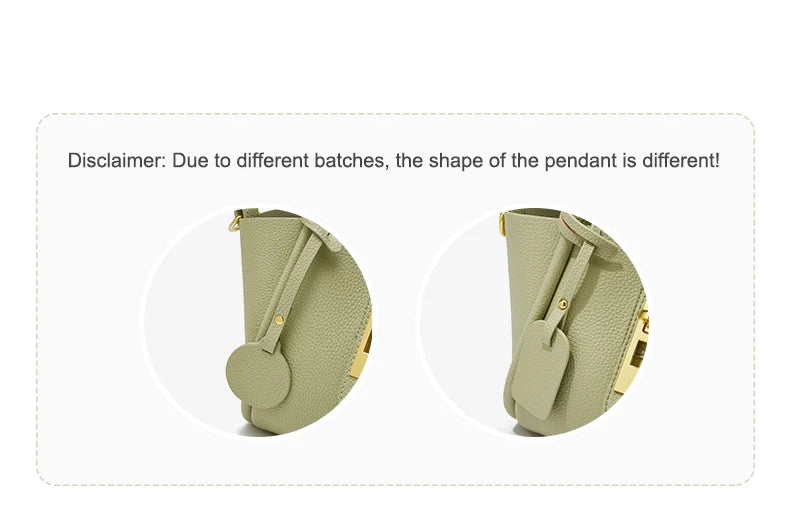 Damen Handtasche aus Split-Leder im Crossbody-Stil Luxus