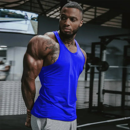 Ärmelloses Herren-Sommer-Top für Sport und Fitness mit breiten Schultern – vielseitiges Unterziehshirt