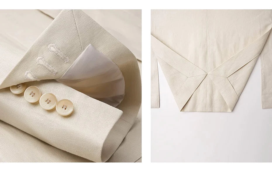 Eleganter Herrenanzug aus Wolle im Slim-Fit mit Einreiher-Design in Khaki, Braun, Grau und Dunkelblau – ideal für Hochzeiten und festliche Anlässe.