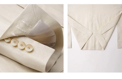 Eleganter Herrenanzug aus Wolle im Slim-Fit mit Einreiher-Design in Khaki, Braun, Grau und Dunkelblau – ideal für Hochzeiten und festliche Anlässe.