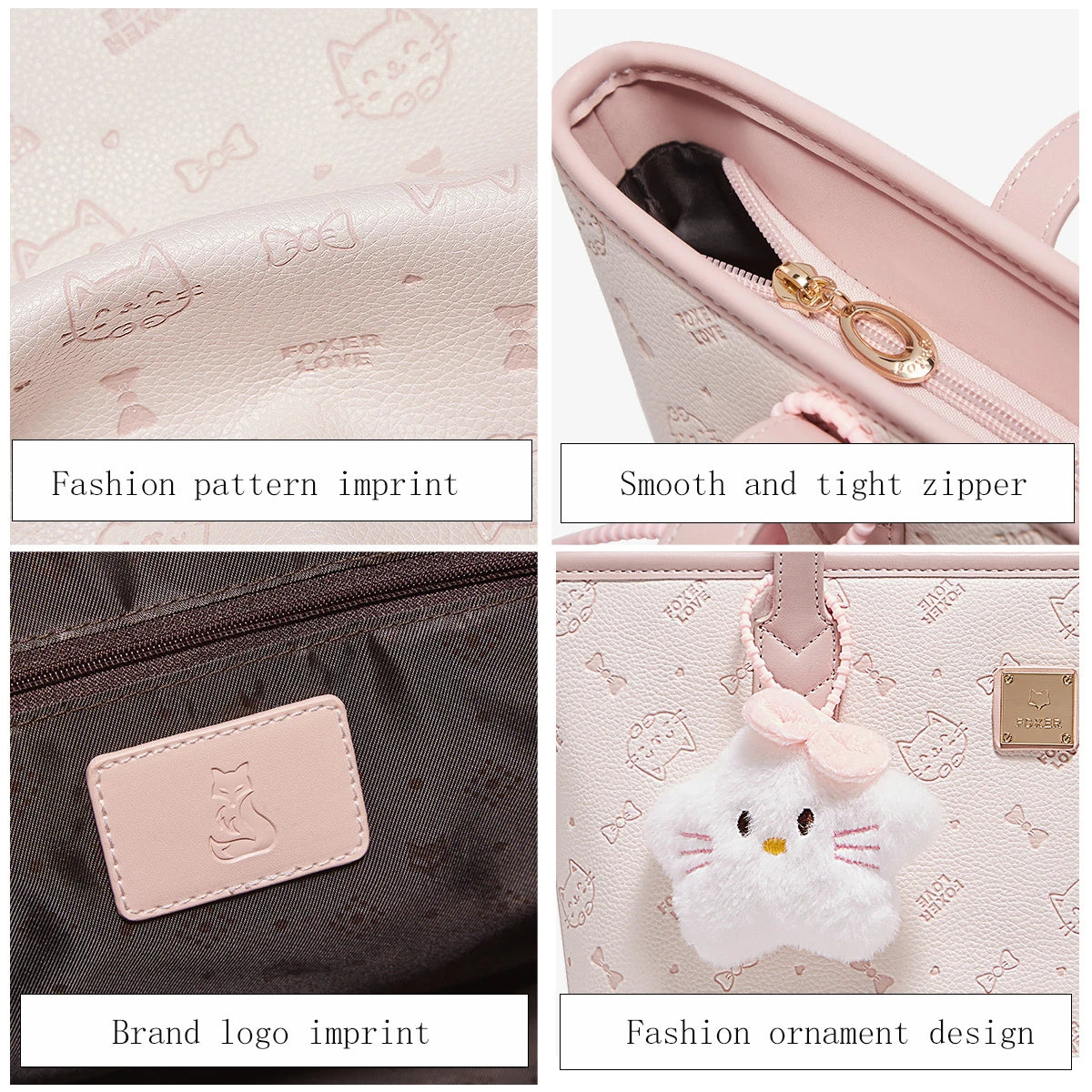 Damen Schultertasche Aus PVC-Leder Mit Großer Kapazität Im Alltag