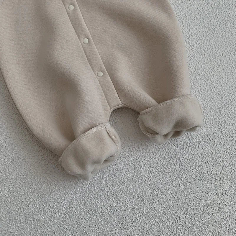 Kleinkind Overall mit Kapuze im Bären-Design für Neugeborene und Babys