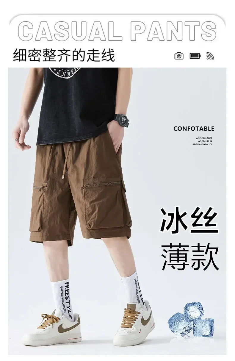 Herren-Laufshorts mit Handytasche und Reißverschlusstasche – ideal für Marathon und Sport.