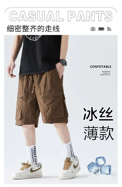 Herren-Laufshorts mit Handytasche und Reißverschlusstasche – ideal für Marathon und Sport.